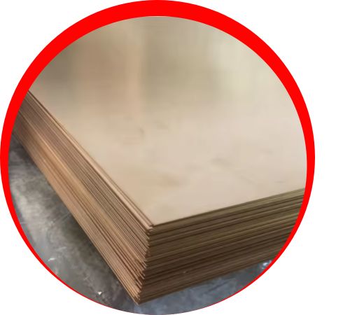 Aluminum Bronze BA Finish Plates in UAE